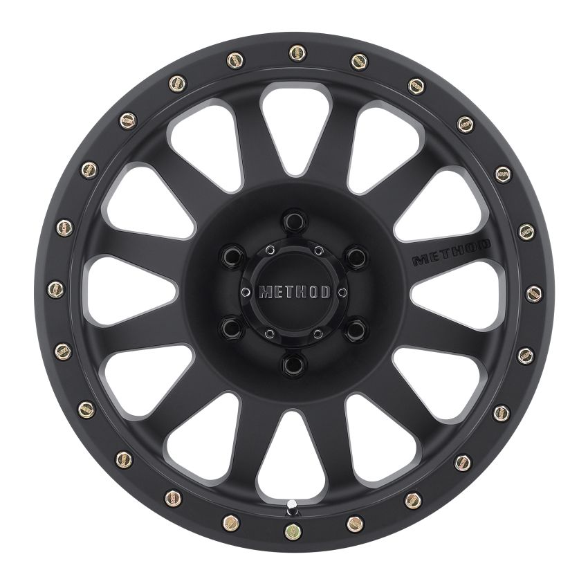 Method Wheels MR30458060524N Method MR304 Double Standard 15x8 -24mm Offset 6x5.5 108mm CB Matte Black Wheel