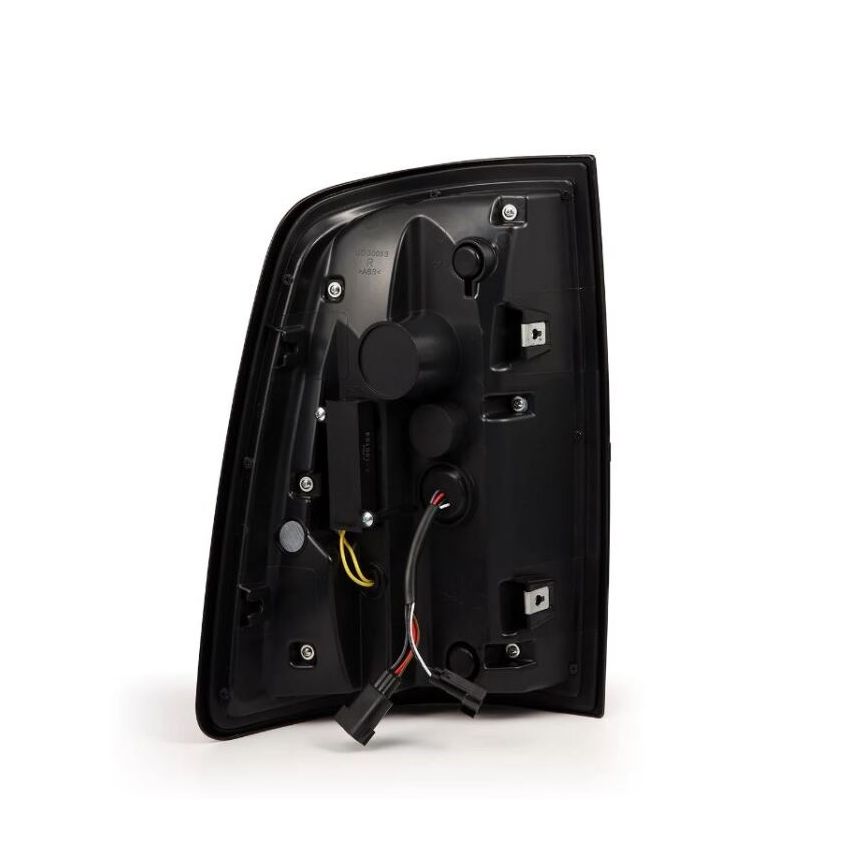 AlphaRex 640002 09-18 Dodge RAM LUXX-Series LED Taillights Black Red w/Actv Light & SS