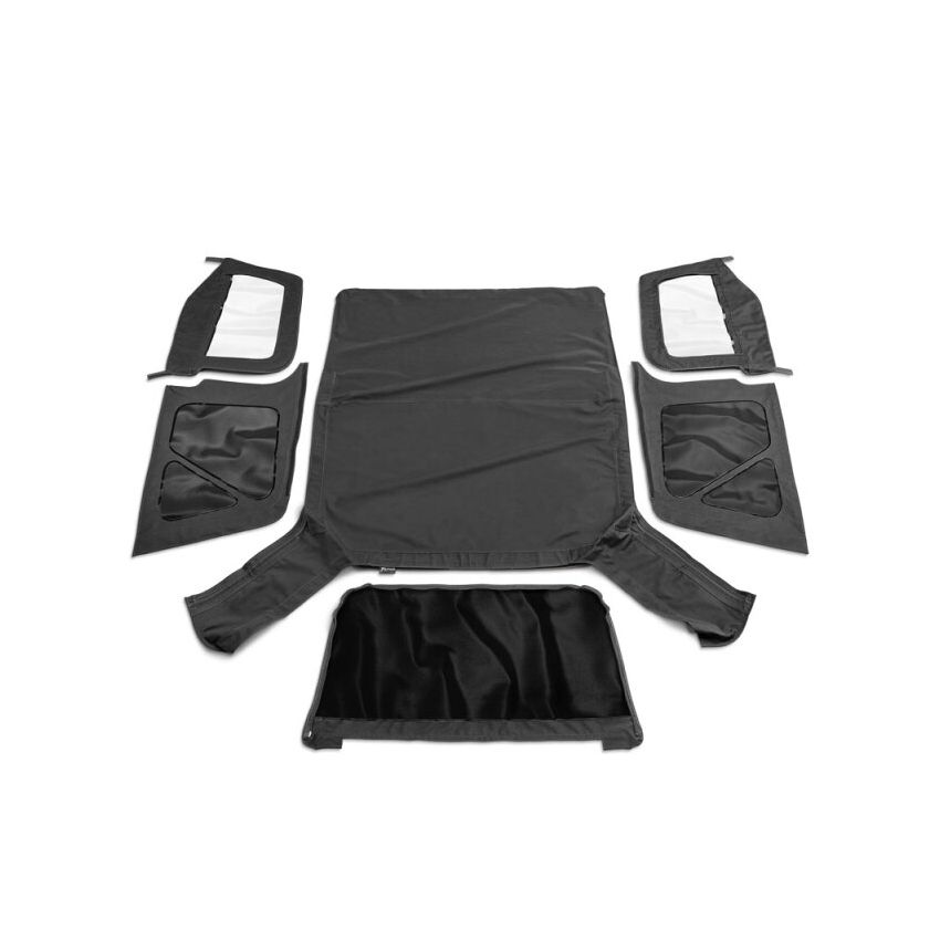 Rampage 99535 1997-2006 Jeep Wrangler(TJ) OEM Replacement Top - Black Diamond