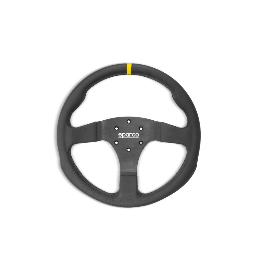 Sparco Steering Wheel R350B Leather w/ Button