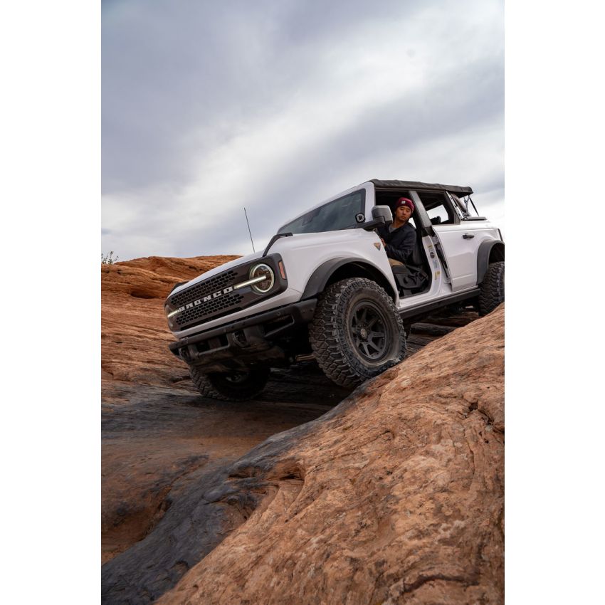 ICON Rebound Pro 17x8.5 6x5.5 0mm Offset 4.75in BS 106.1mm Bore Satin Black Wheel