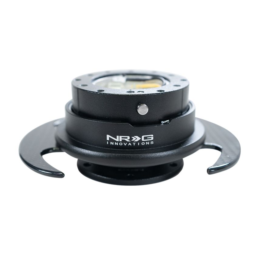 NRG Quick Release Kit Gen 3.0 - Black Body / Black Ring w/ Carbon Fiber Handles