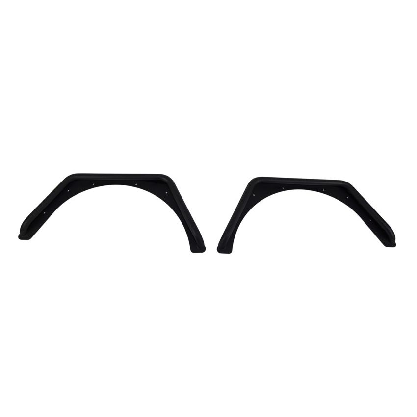 Fishbone Offroad 97-06 Jeep Wrangler TJ Steel Tube Fenders Rear 3In Flare - Blk Textured Powdercoat