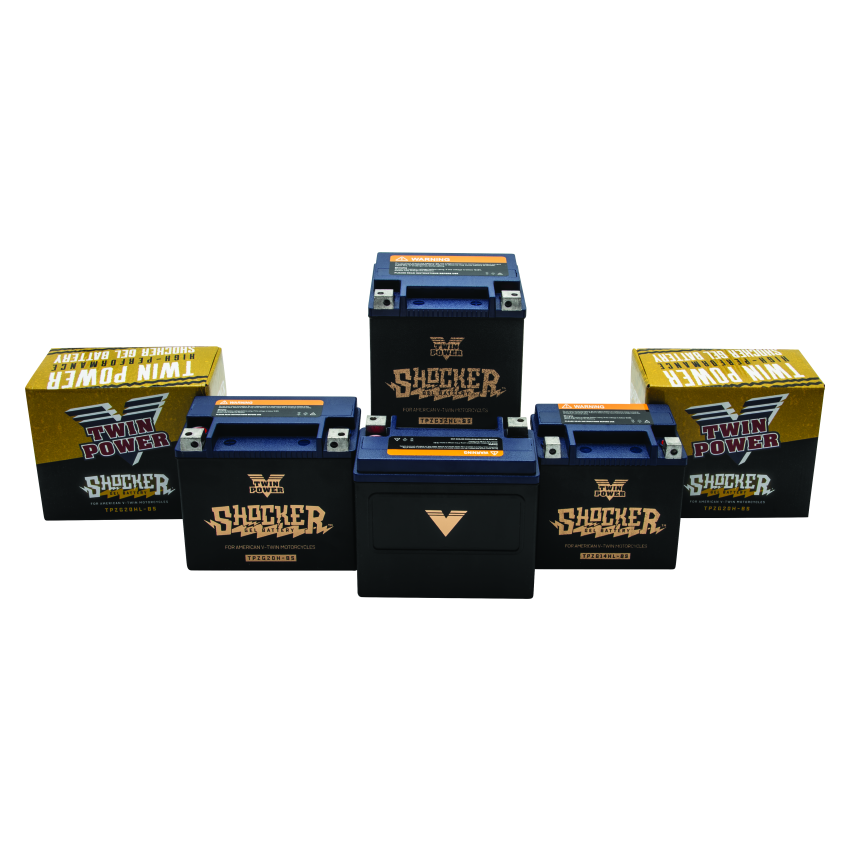 TwinPower 781232 Twin Power YTX-14L Shocker Gel Battery Replaces H-D 65958-04 220 CCA
