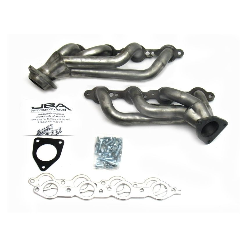 JBA 02-13 GM Truck 4.8L/5.3L LS Raw 409 Cat4Ward Header