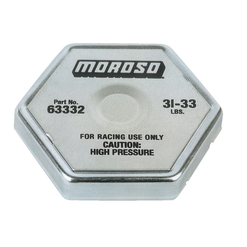 MOROSO MOR63332 Radiator Cap 31-33 psi Hexagon