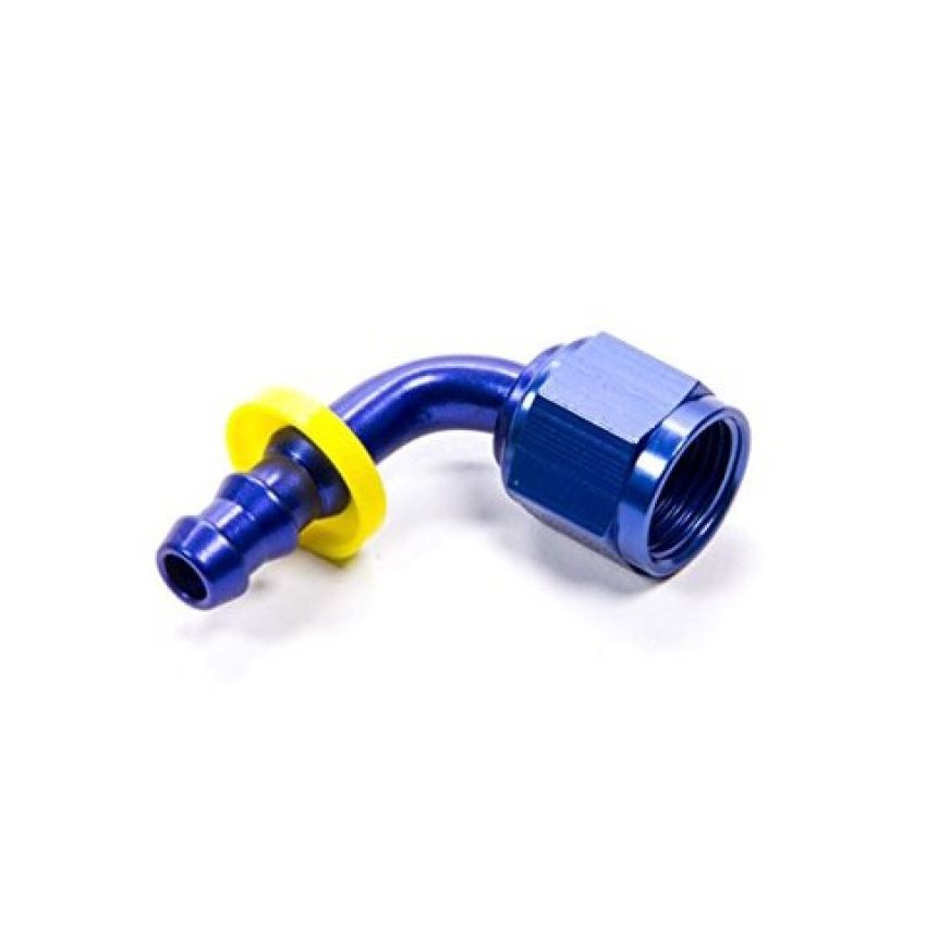 FRAGOLA FRG209108-BL Hose Conversion Fitting #8 90deg to #6 Hose