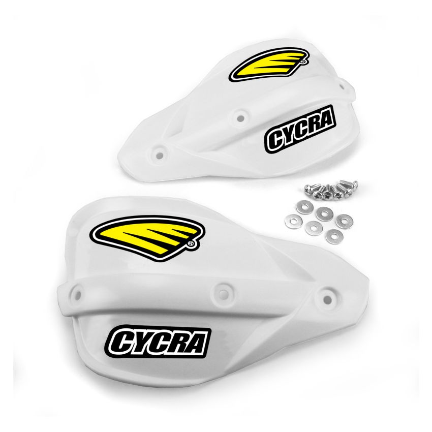 Cycra 1CYC-1015-42 Enduro Handshield - White