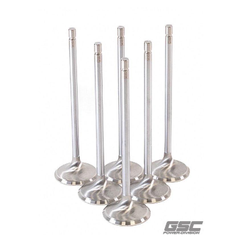 GSC Power Division 2192-6 GSC P-D Toyota G16E-GTS 32.8mm Head (STD) Chrome Polished Intake Valves - Set of 6