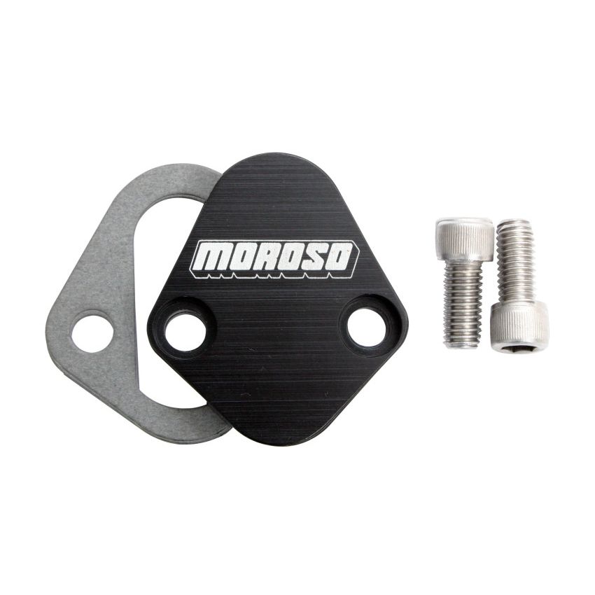 MOROSO MOR65396 Fuel Pump Plate - Billet BBC- Ford & Mopar