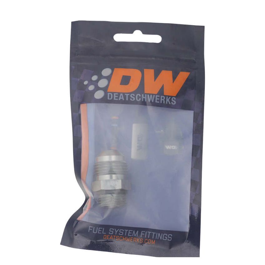 DeatschWerks 8AN ORB Male to 10AN Male Flare Adapter - Anodized DW Titanium