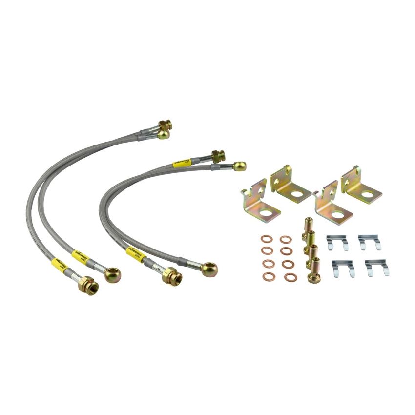 Goodridge 12291 06-13 Chevrolet Corvette Z06/ZR1/Grand Sport Stainless Steel Brake Line Kit