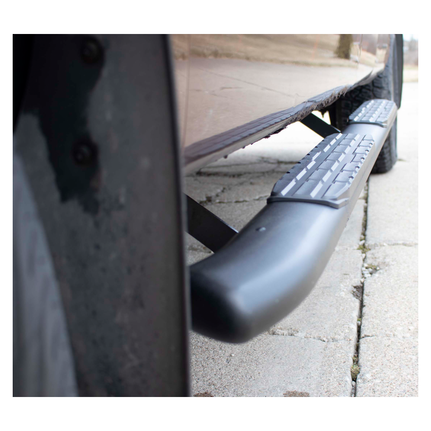 Fishbone Offroad FB21377 09-14 Ford F150 Extended Super Cab Oval Side Steps - Black Textured