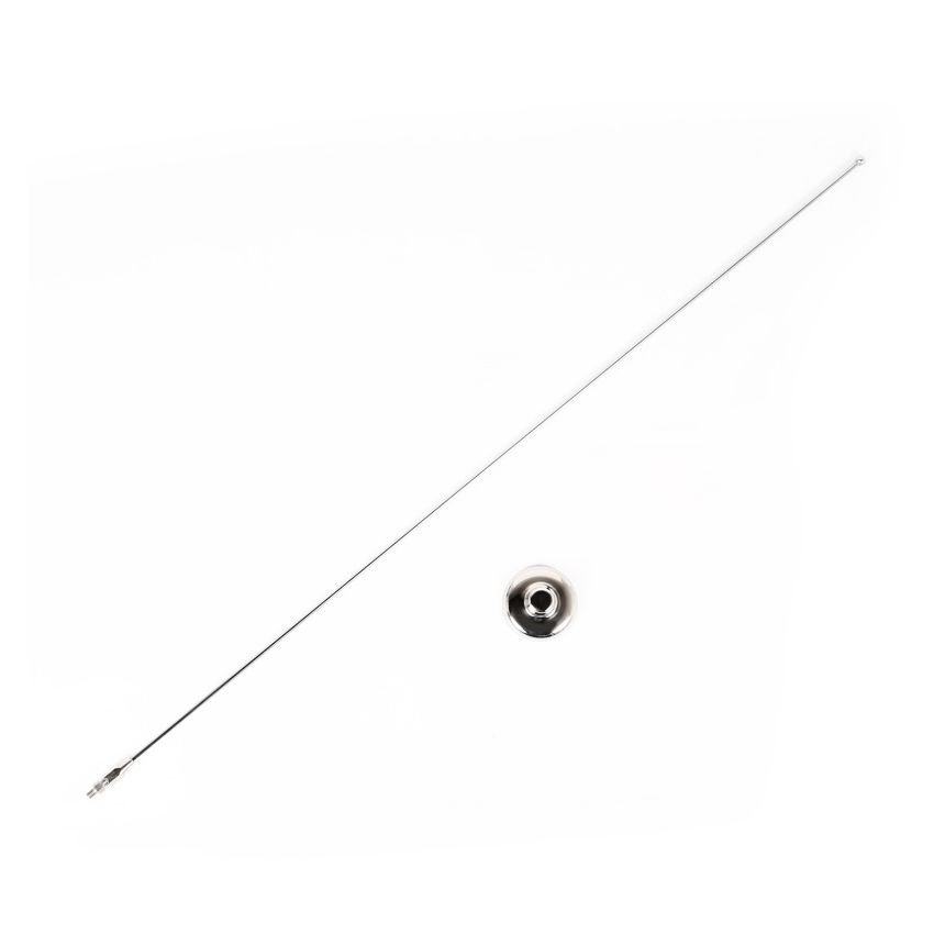 Rugged Ridge 97-06 Jeep Wrangler TJ/LJ Stainless Steel Antenna Mast & Base