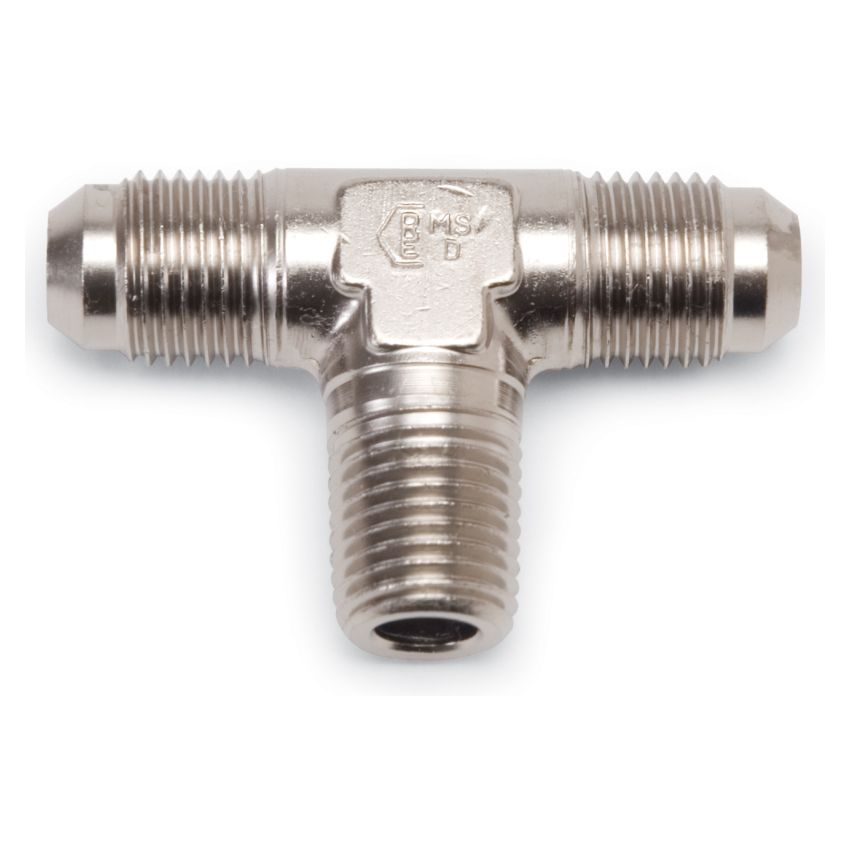 Russell 661061 Performance -3 AN to 1/8in NPT Flare to Pipe Tee Fitting