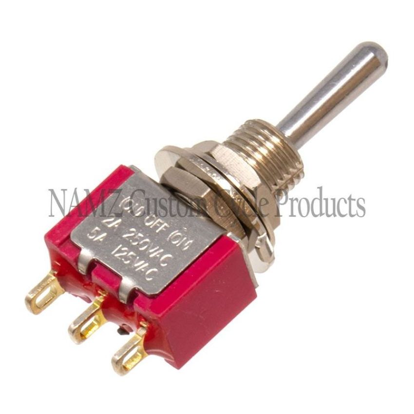 NAMZ NMTS-02 Mini Air Ride Toggle Switch 5-AMP 1/4in. Hole