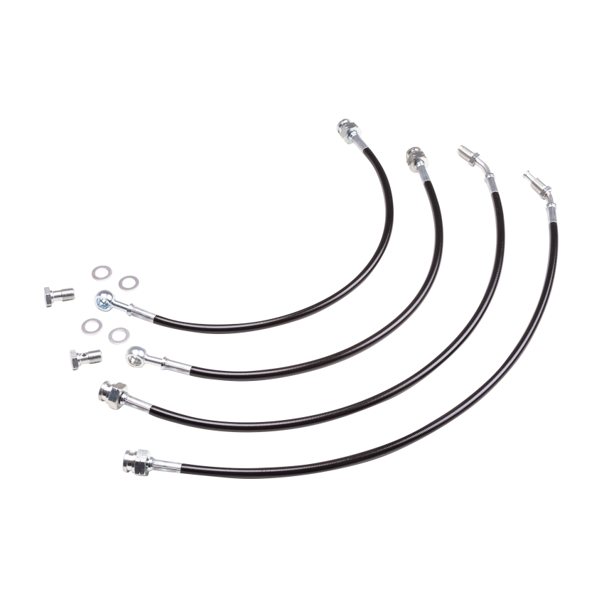 Chase Bays CB-FC-FW 86-92 Mazda RX7 FC Caliper Brake Lines - Front & Rear Lines