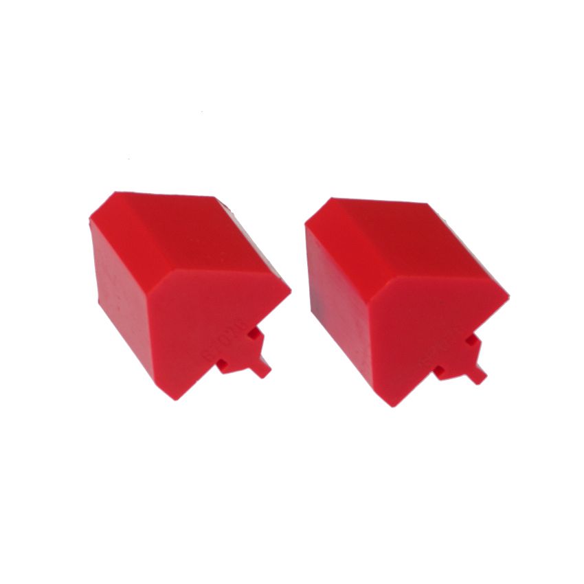 Prothane 19-1326 Universal Bump Stop Pull Through Style - Red