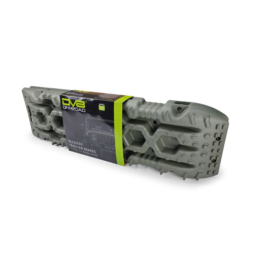 DV8 Offroad Recovery Traction Boards w/ Carry Bag - Olive