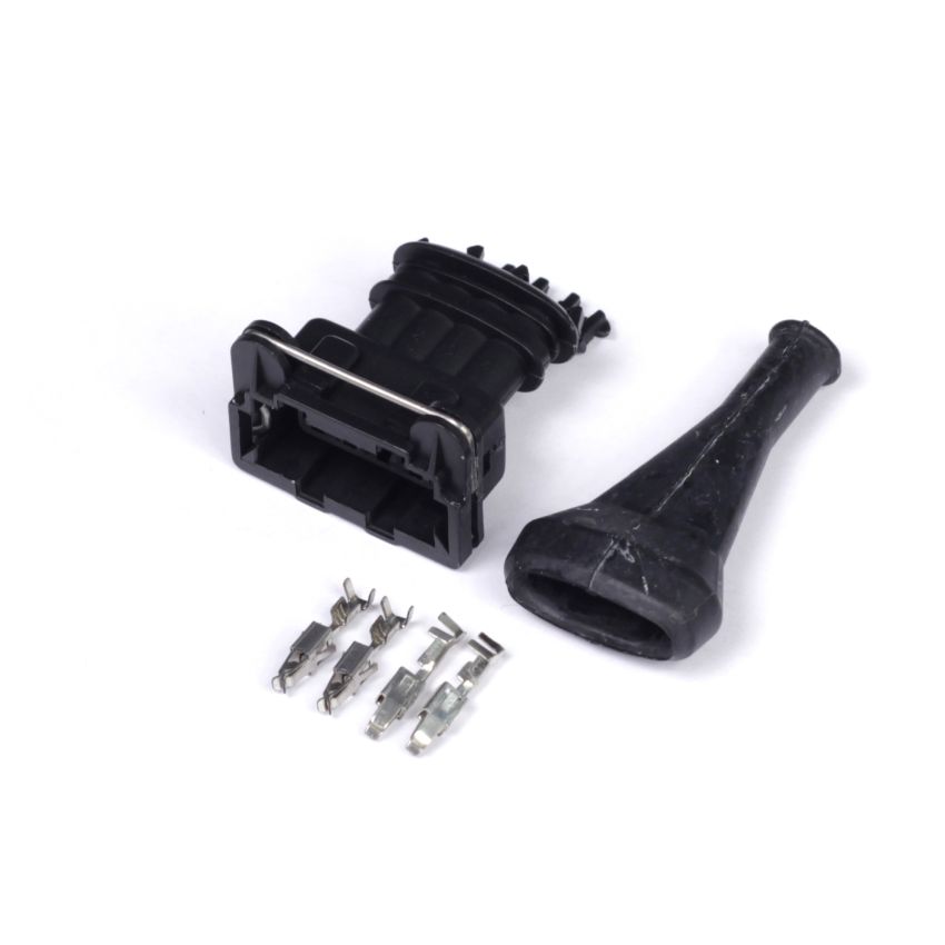 Haltech HT-030311 Bosch 4 Pin Junior Timer Female Connector Plug & Pins