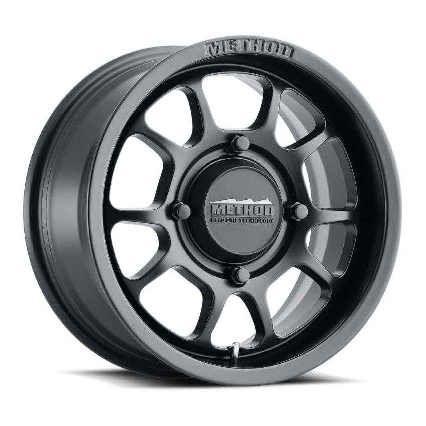 Method Wheels MR40957060552 Method MR409 Bead Grip 15x7.0 +38mm Offset 6x139.7 BP 78.30mm CB Matte Black Wheel