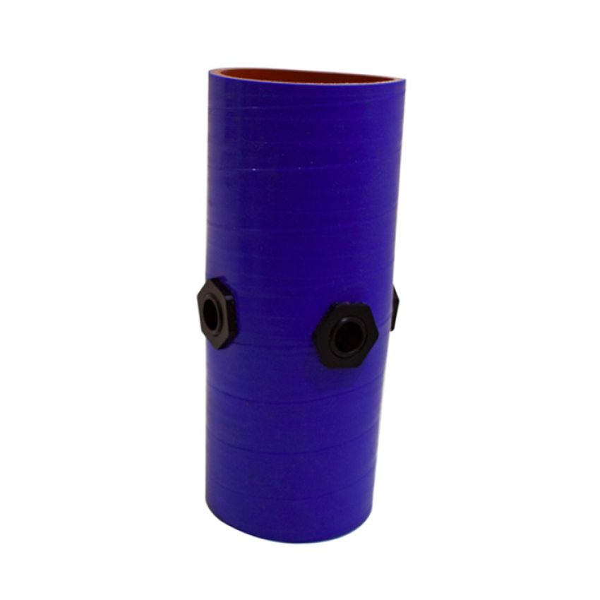 Snow Performance SNO-40110-BOOT8 8in Water Boot w/Nozzle Holders Installed