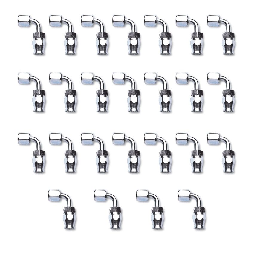 Russell 620429 Performance -6 AN Endura Pwerflex Power Steering 90 Degree Hose Ends(25 pcs.)