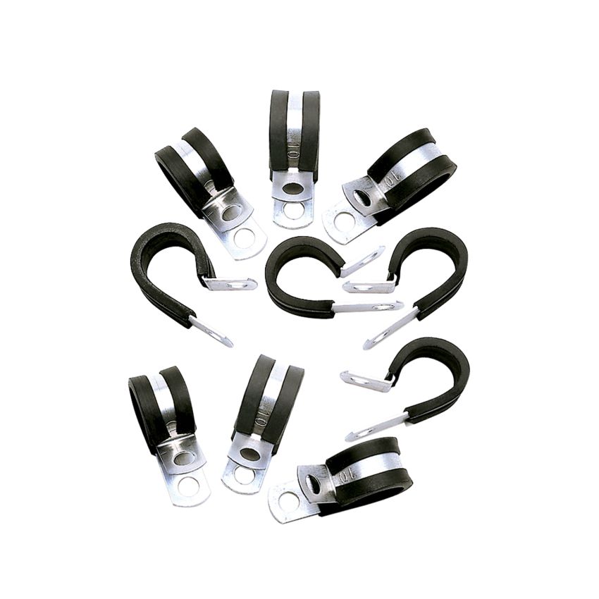 Russell Performance Cushion Clamps - Holds -6 AN Hose (10 pcs.)