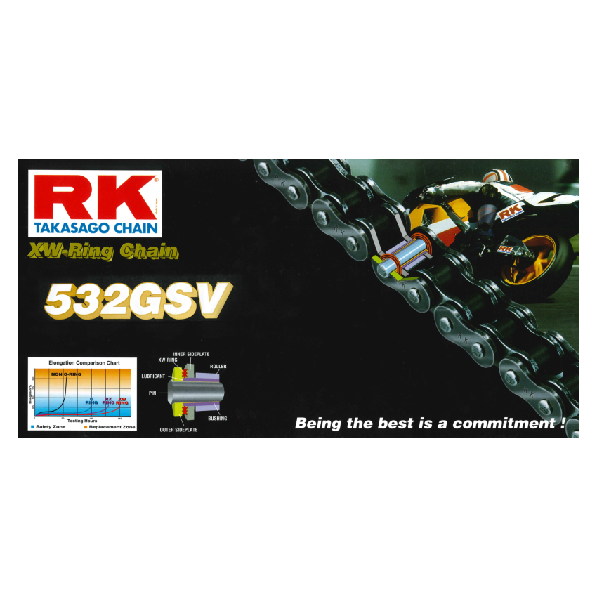 RK Chain 532GSV-100FT 532GSV-100FT XW-Ring - Natural