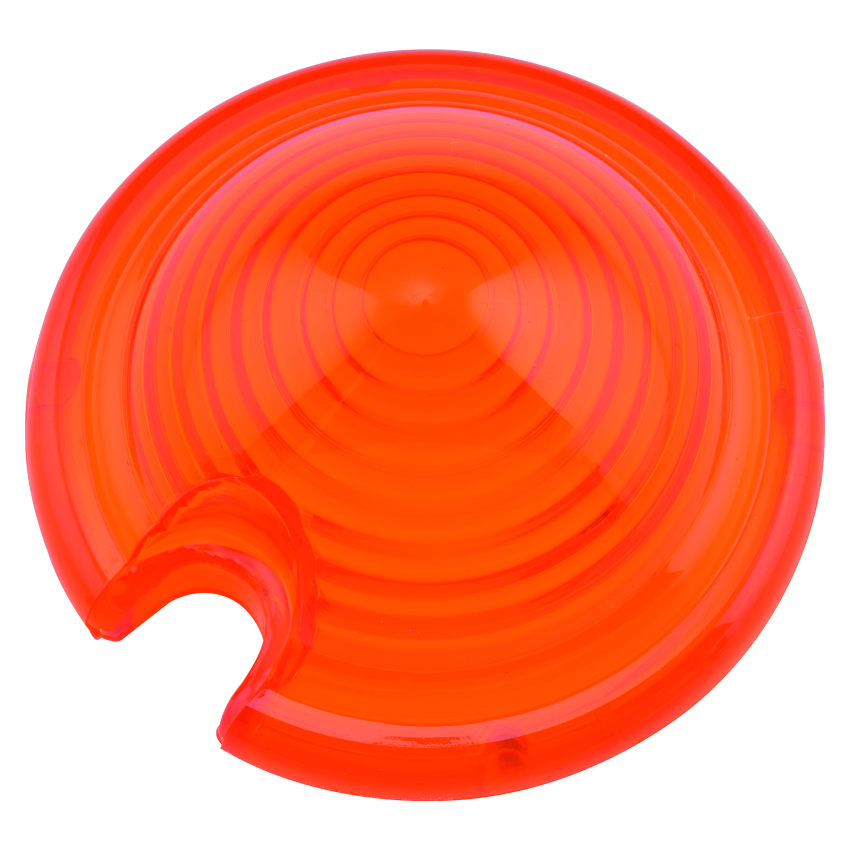 Bikers Choice 492569 Bullet Light Replacement Lens Amber