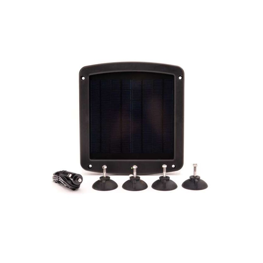 Battery Tender 021-1172 12V 5W Solar Battery Charger w/Windshield & Handlebar Mount