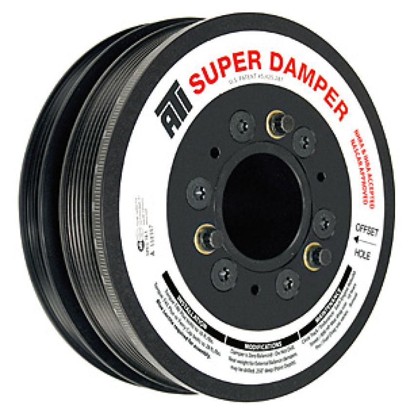 ATI ATI917277 Damper - 6.78in - Alum - 6 Grv - 10 Percent UD - LS1/LS2 - F & V Body - No A/C - 3 Ring