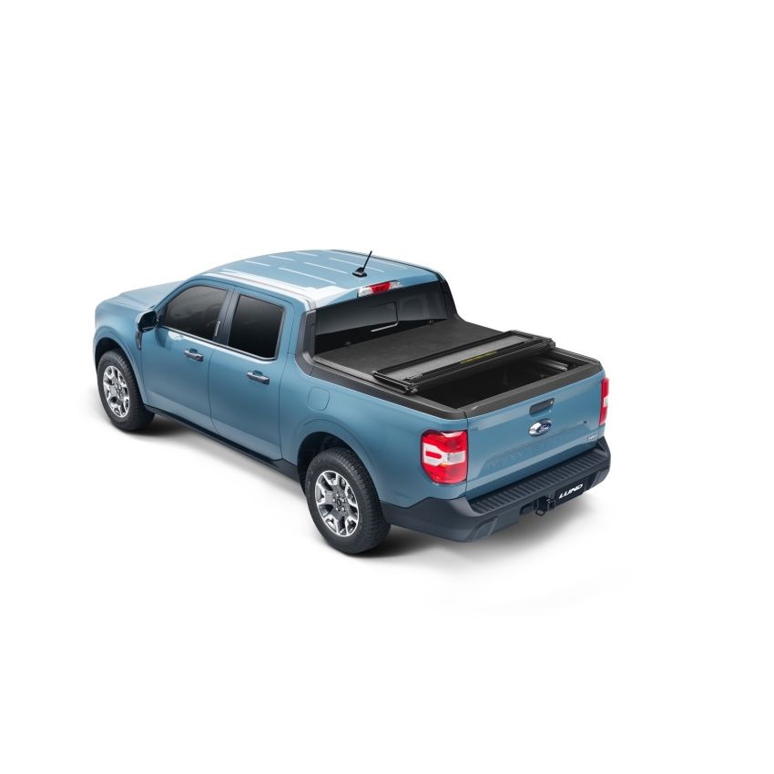 LUND 969380 22-23 Ford Maverick (4.5ft Bed) Hard Fold Tonneau Cover - Black