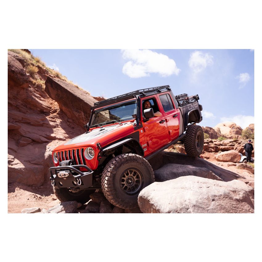 DV8 Offroad FBJL-04 07-22 Jeep Wrangler JK/JL Pocket Front Bumper
