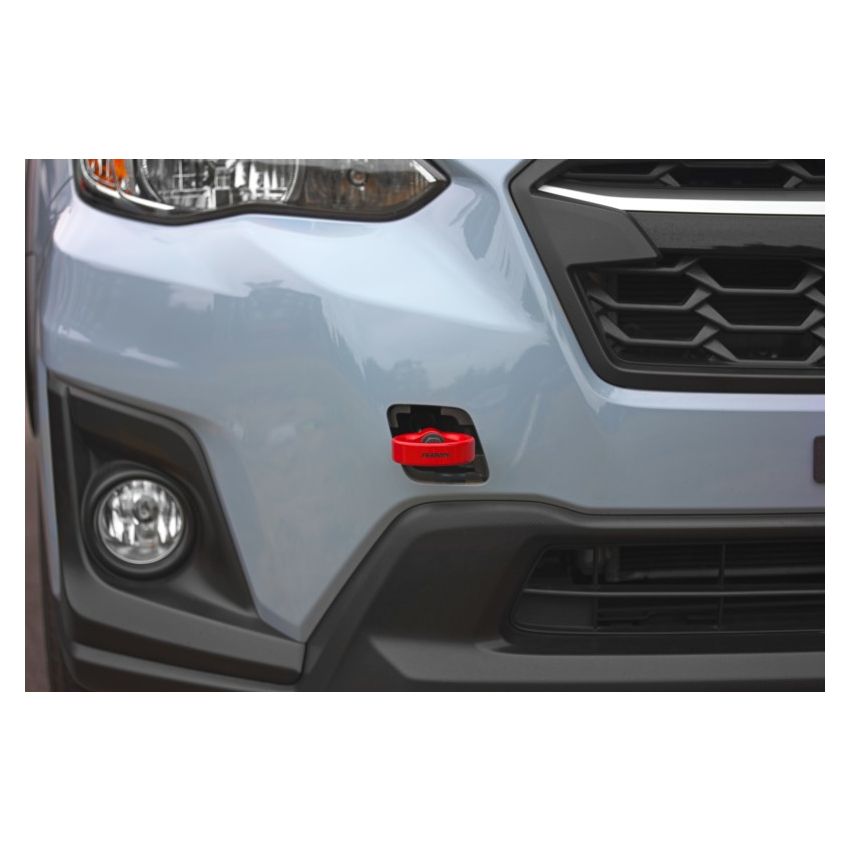 Perrin Tow Hook Kit - Front 13-18 Subaru Forester - Red