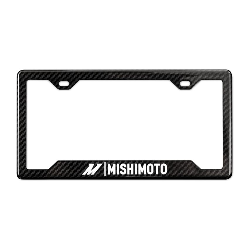 Mishimoto Carbon Fiber License Plate Frame - Gloss