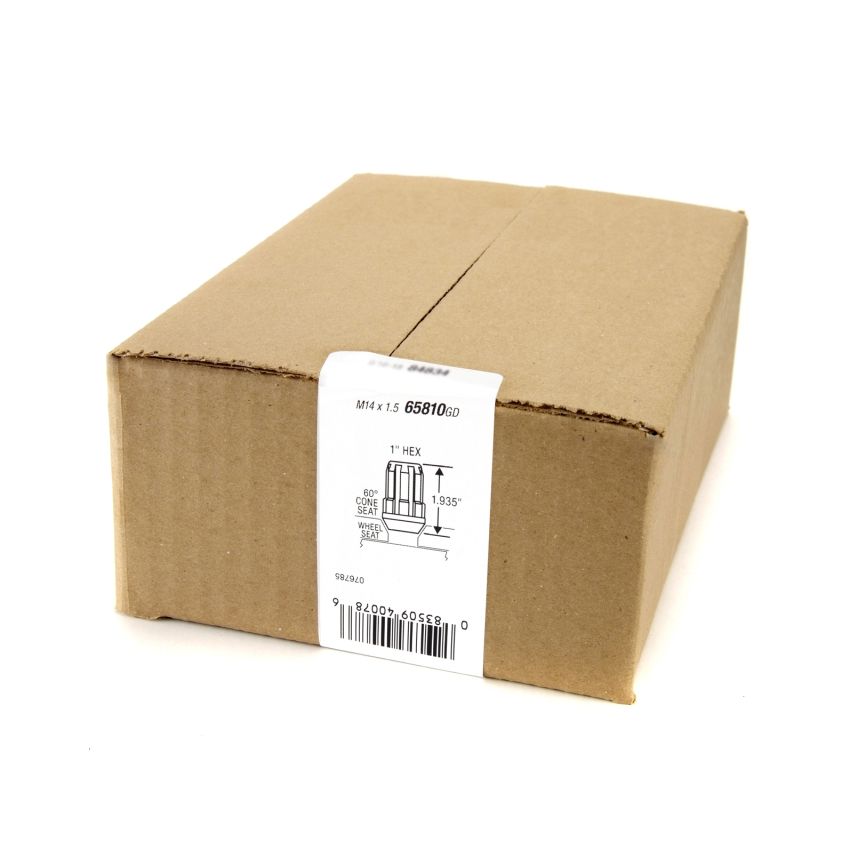 McGard (65810GD MCG 14X1.5 GOLD 8 LUG SPLINE KIT WITH WHEEL LOCKS)