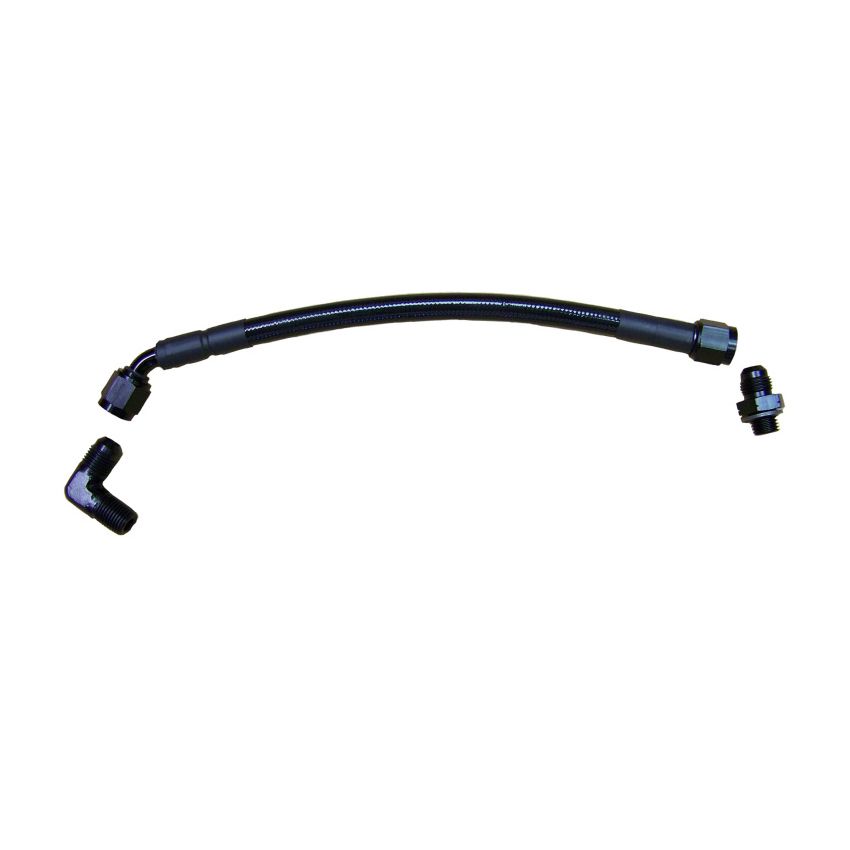 Fleece Performance 03-15 Cummins Turbo Oil Feed Line Kit for S300/S400 Turbos in 2nd Gen Location