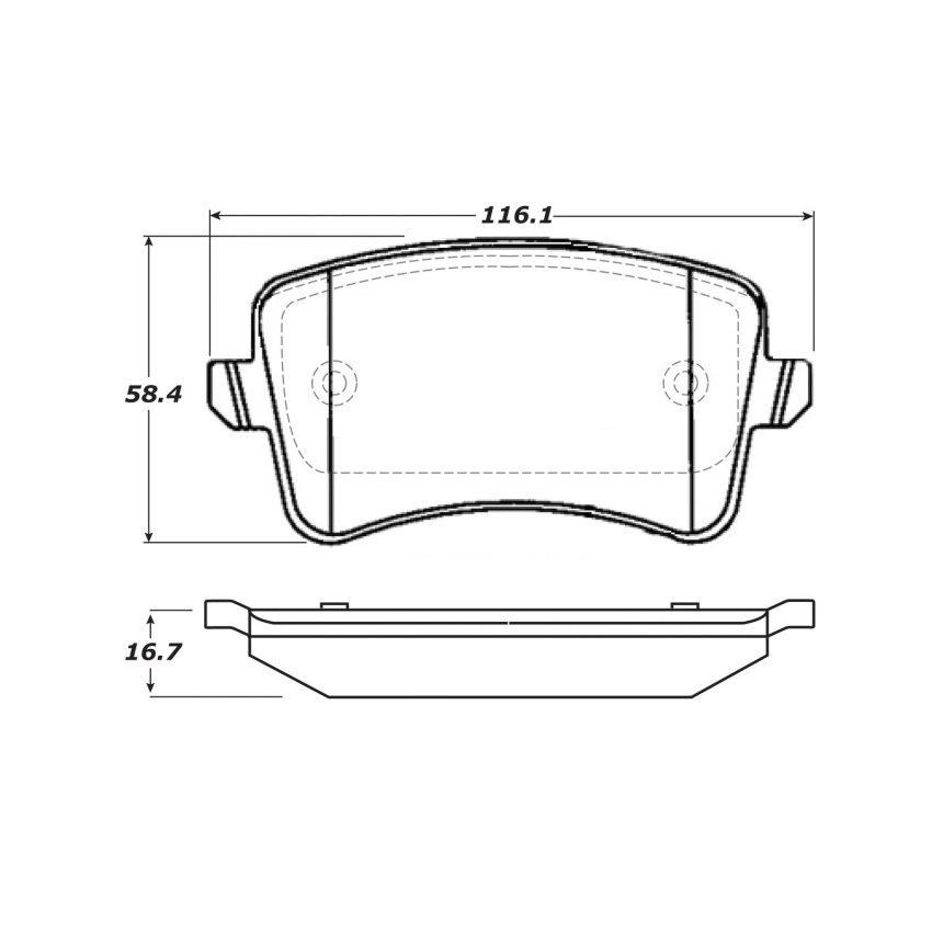 Stoptech 308.13860 Street Touring Brake Pads