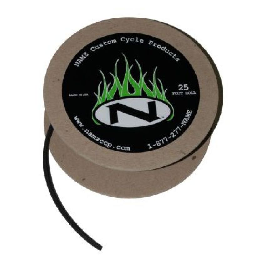 NAMZ NHSR-25332 Black Heatshrink 2-1 Ratio 25ft. Spool (3/32in. ID)
