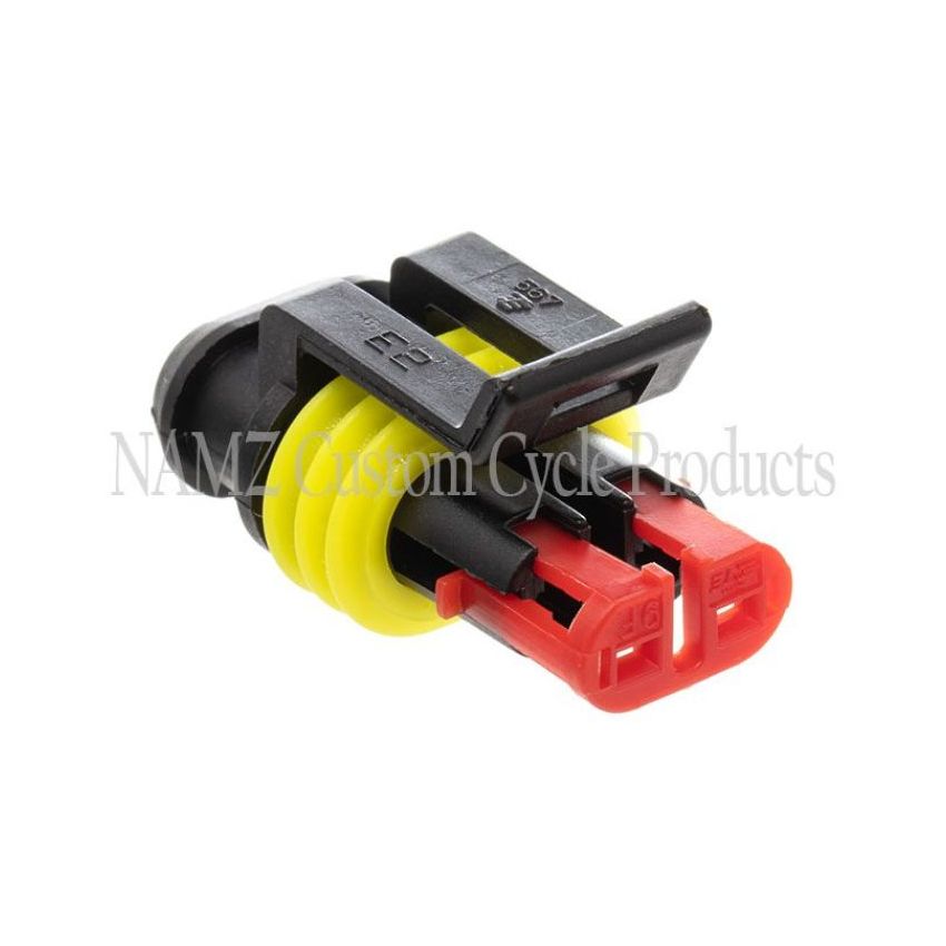 NAMZ NA-282080-1 05-09 Dresser / 05-11 FX Models OEM Front & Rear O2 Sensor Connctor w/Term & Seal (HD 72007-05)