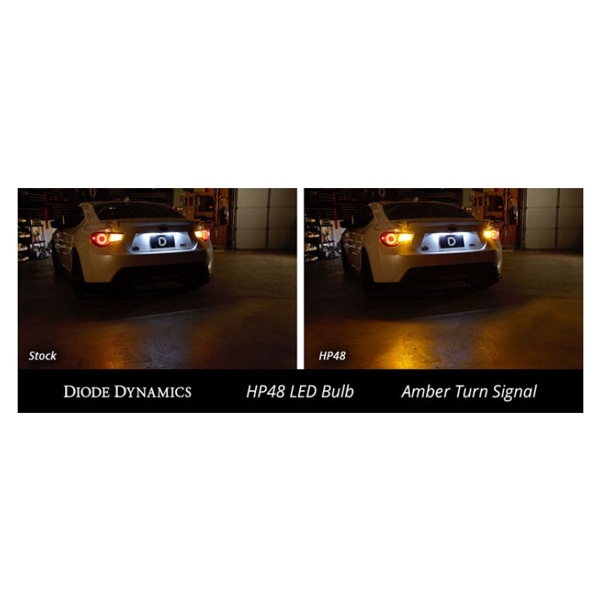 Diode Dynamics DD0013S 1157 LED Bulb HP48 LED - Amber (Single)