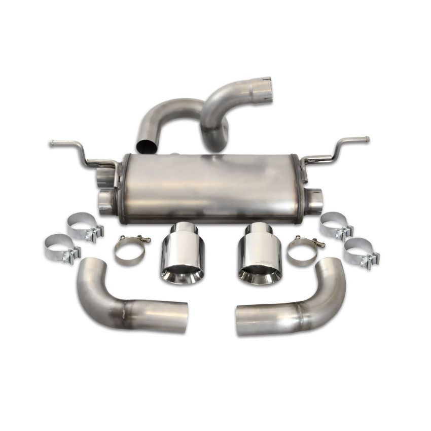 JBA 18-20 Jeep Wrangler JL 3.6L 304SS Dual Rear Exit Axle Back Exhaust