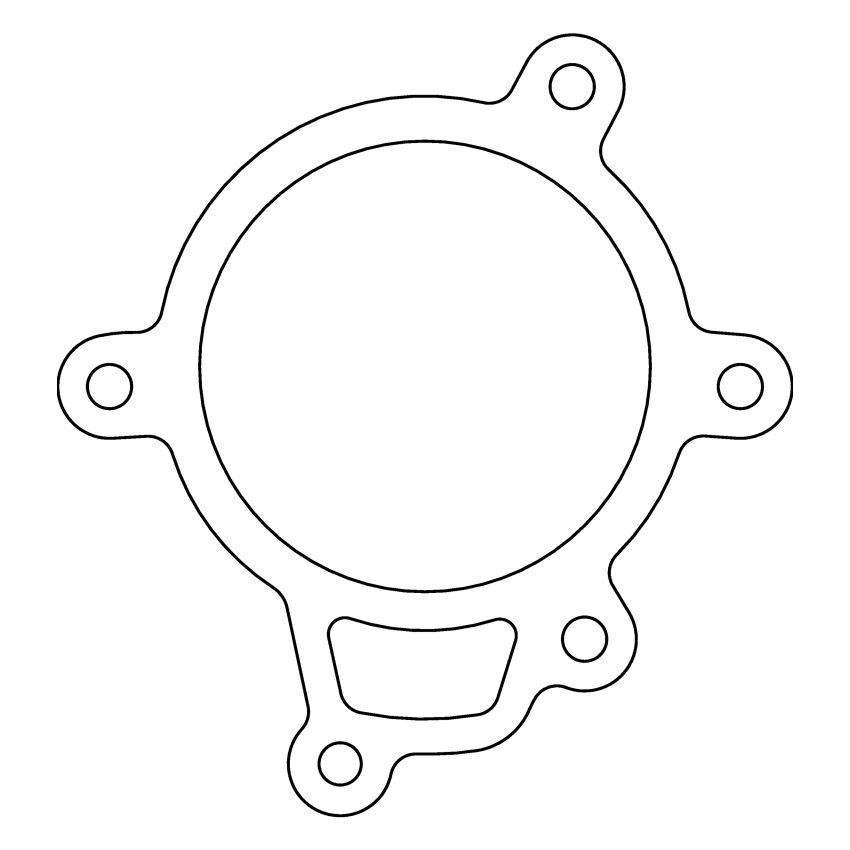 Cometic Gasket C15582 Cometic Chrysler SR II Viper .032in AFM Water Pump Gasket