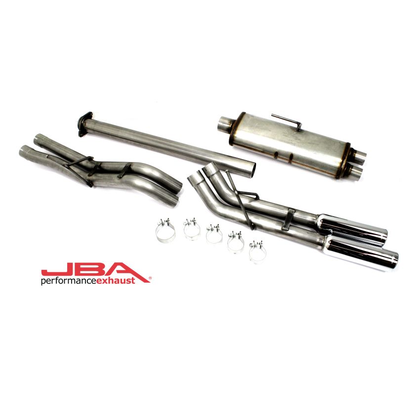 JBA 40-2539 15-20 Ford F-150 2.7L/3.5L/5.0L 409SS Pass Side Dual Exit Cat-Back Exhaust