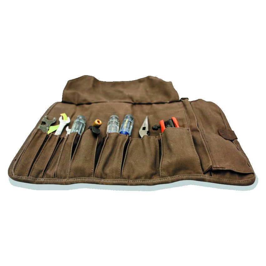 Burly Brand B15-1030D Voyager Tool Roll - Dark Oak