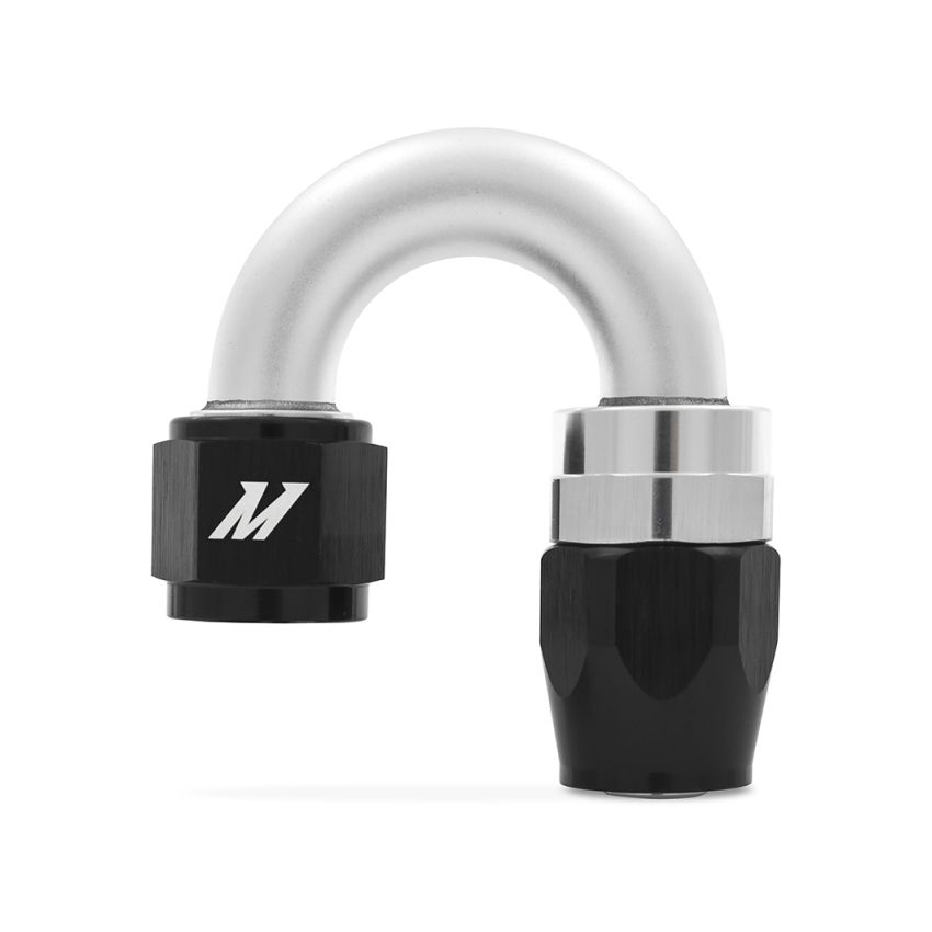 Mishimoto Aluminum -6AN 180 Degree Fitting - Black