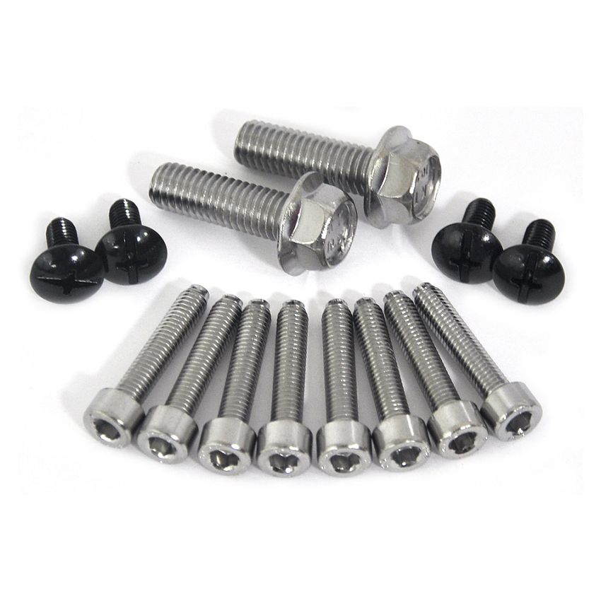 Cycra 1CYC-1006-02 Replacement Hardware Series 1 - Black/Silver