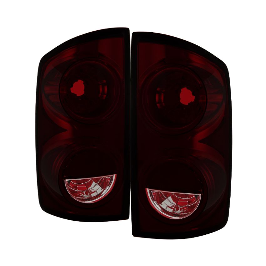 SPYDER 9034039 Xtune Dodge Ram 1500 07-08 OEM Style Tail Lights -Red Smoked ALT-JH-DR07-OE-RSM