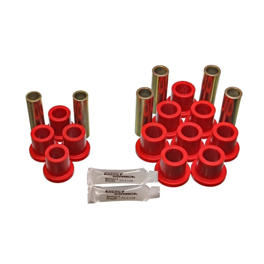Energy Suspension 4.2102R Fd Trk Rr Sprg Bush O.E.M. - Red